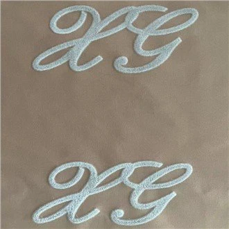 Tinta de silicona flocada