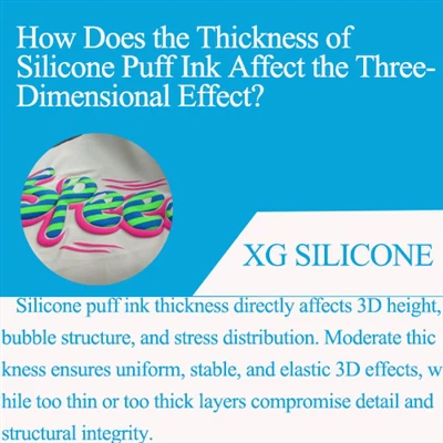 Com afecta el gruix de la tinta de silicona a l'efecte tridimensional{0}?
